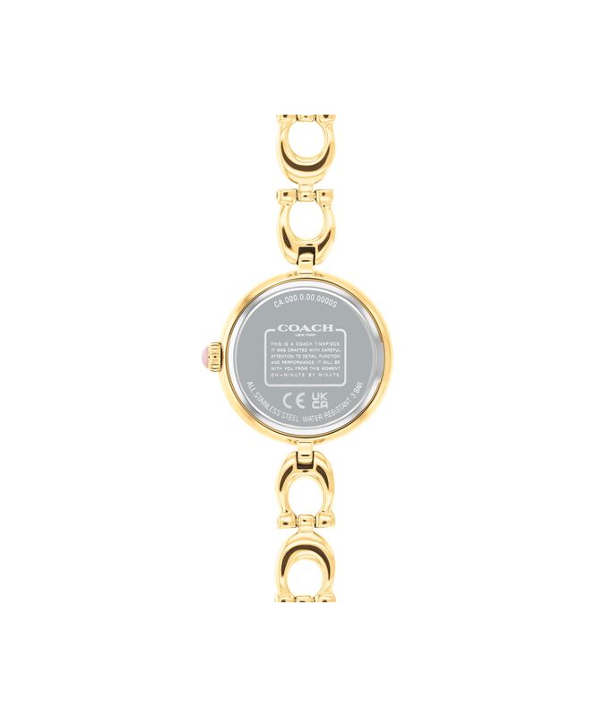 COACH Ladies' Gold Tone Stainless Steel Gracie Watch 14504220 image number null